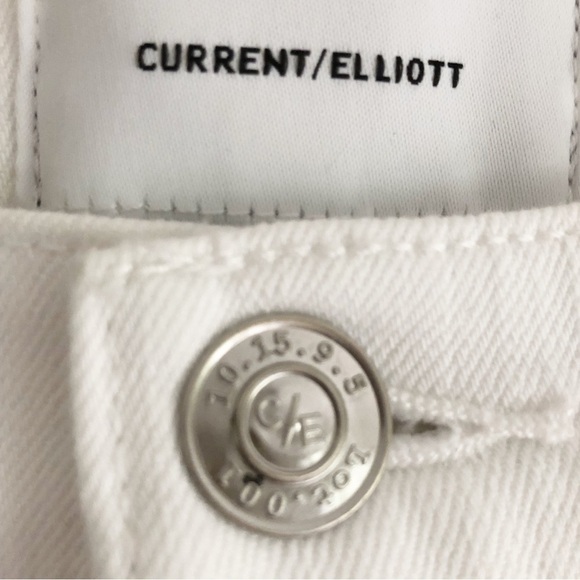 Current Elliot The High Waist Stilleto White Size 34 - Picture 6 of 11